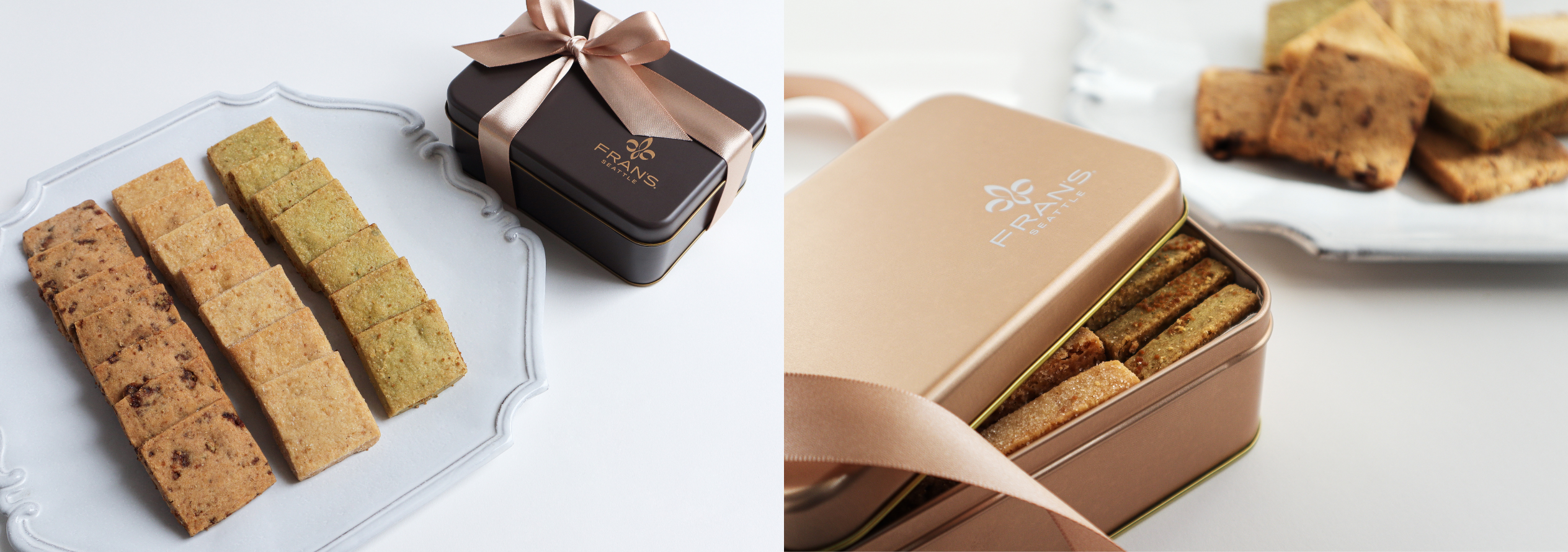 左：伊勢丹新宿店、右：日本橋三越本店にて先行販売