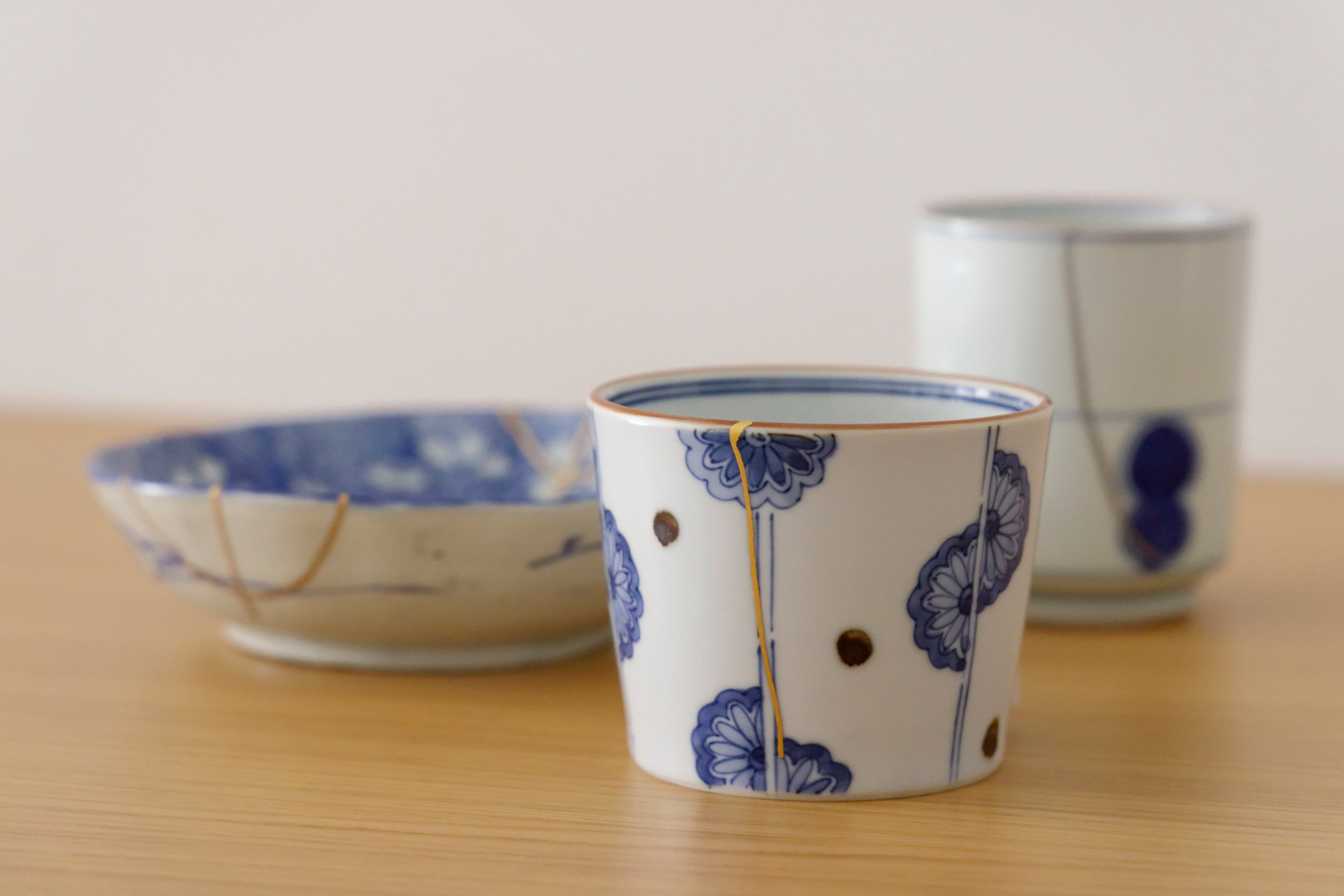 金継ぎされた器