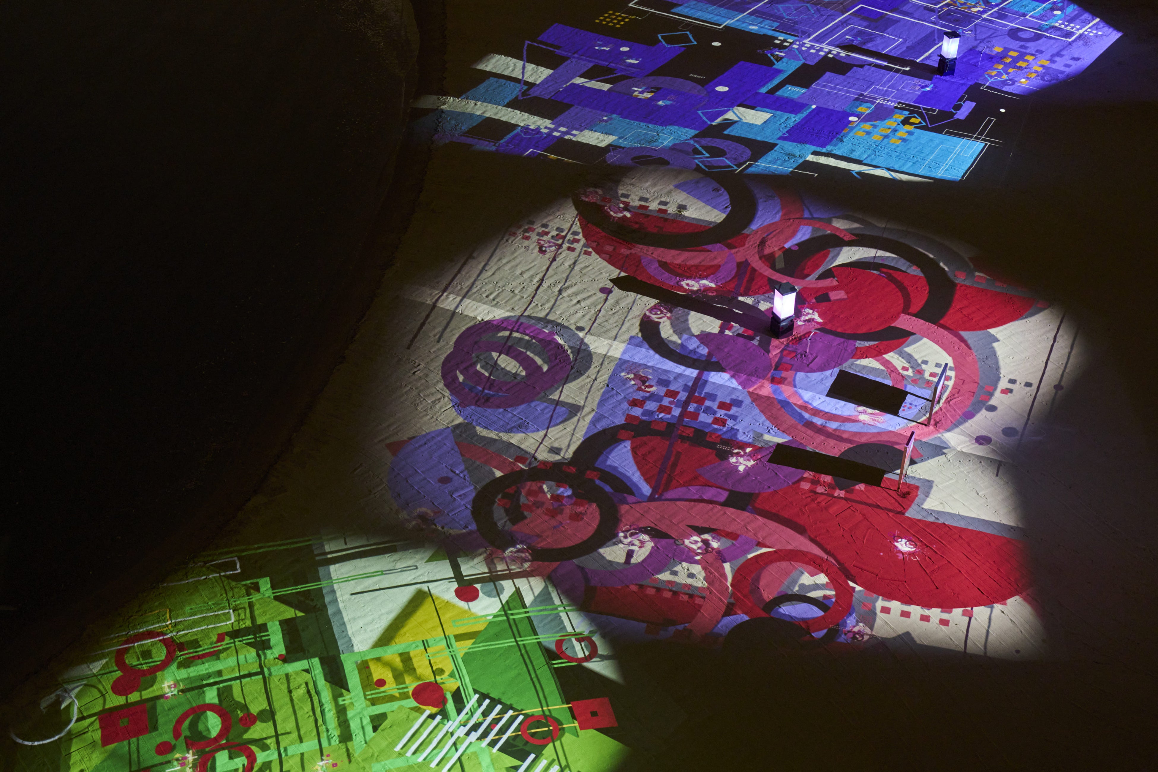 手前からPlant（植物）・Vita（生命）・Urbs（都市）