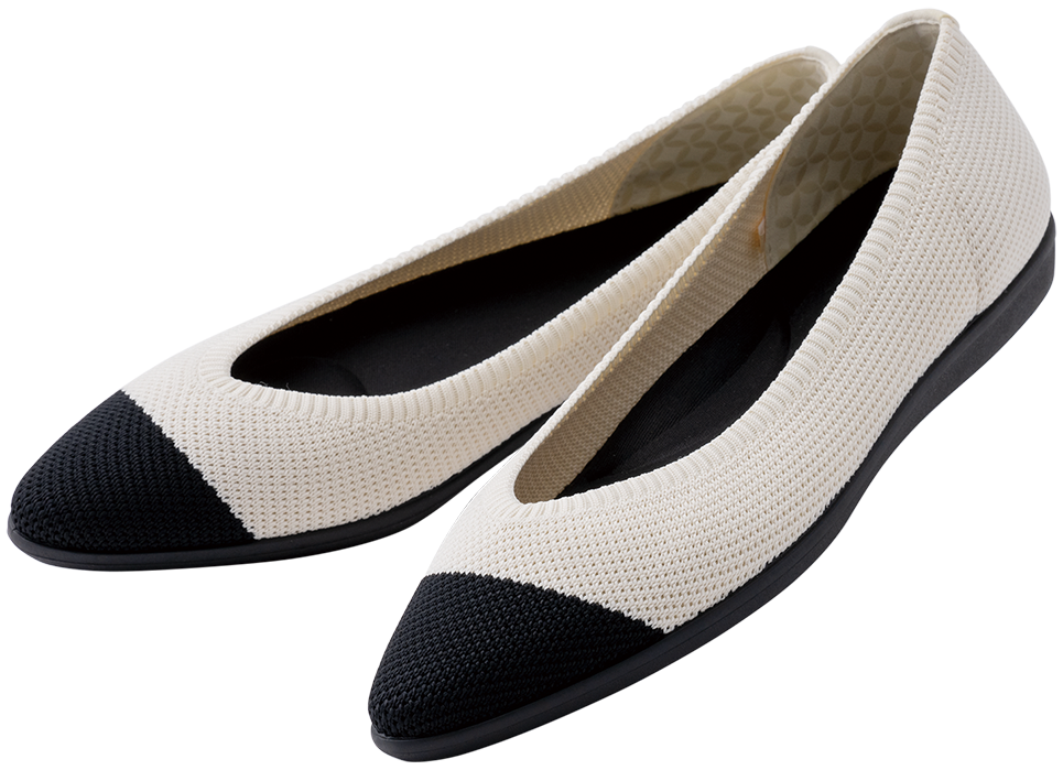 ワフワフ 形状記憶 スニーカーパンプス／アクティブ｜もっとラクに