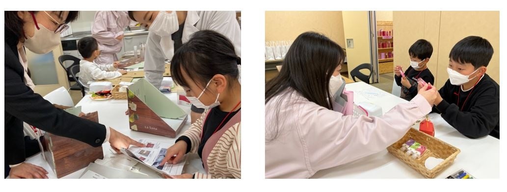 什器組み立て体験　／　検品作業体験