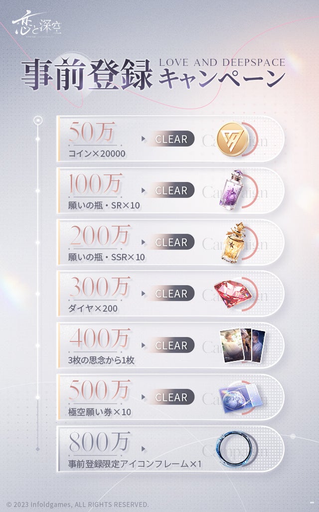 恋と深空2024年VIP限定特典日本語版フルコンプリートセット 恋愛シミュレーション『恋と深空』全世界1000万ダウンロード突破