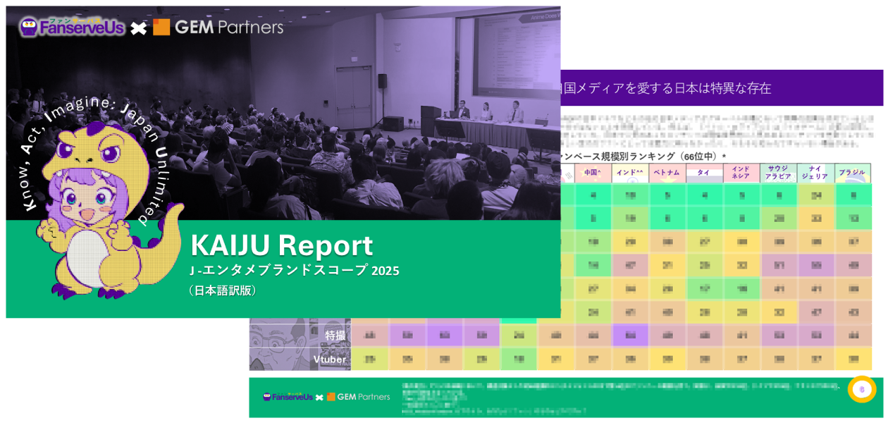 日本ポップカルチャー海外人気は？KAIJU Report2025発表