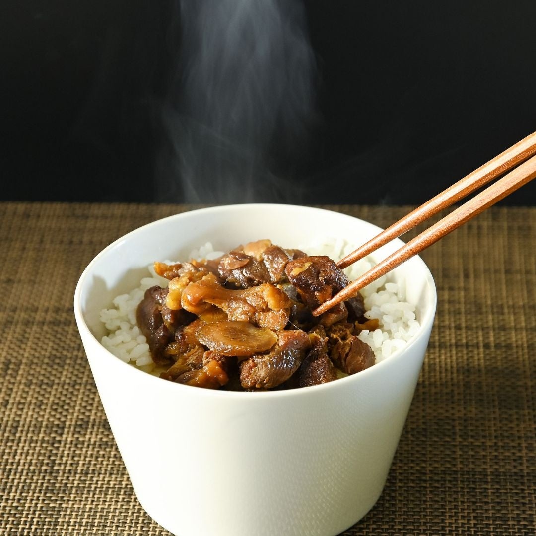 知多半島産親鶏胡椒煮（文字なし）