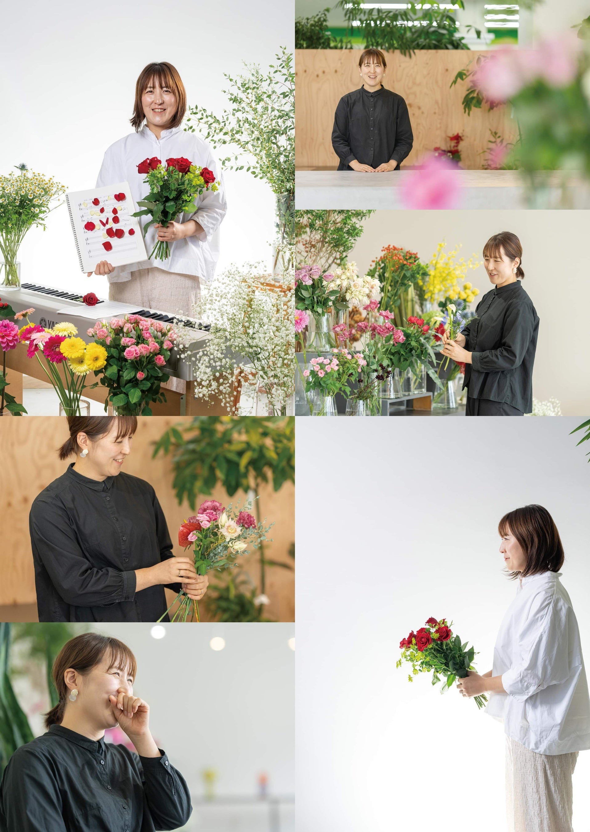 作曲家のようなフラワーデザイナー