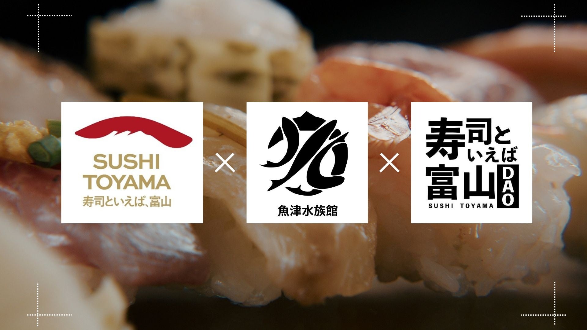 富山県公認 富山のお寿司を盛り上げるオンラインコミュニティ 「寿司といえば富山DAO」が魚津水族館と連携! 富山のお寿司の魅力を発信する新たな取り組みを開始!