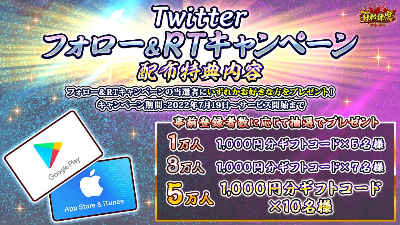 Twitterフォロー＆RTキャンペーン開催