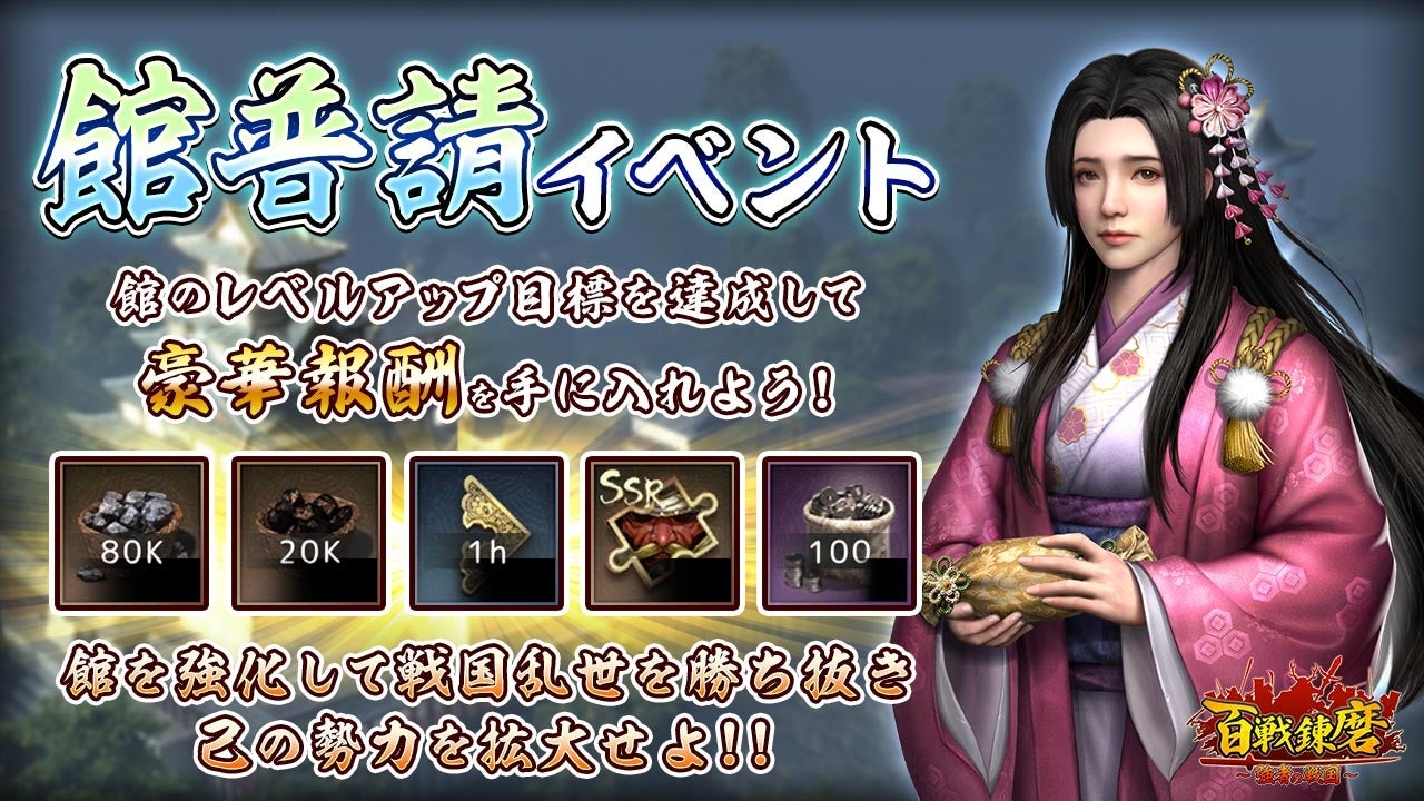 戦国乱世を舞台とした戦国シミュレーションゲーム『百戦錬磨