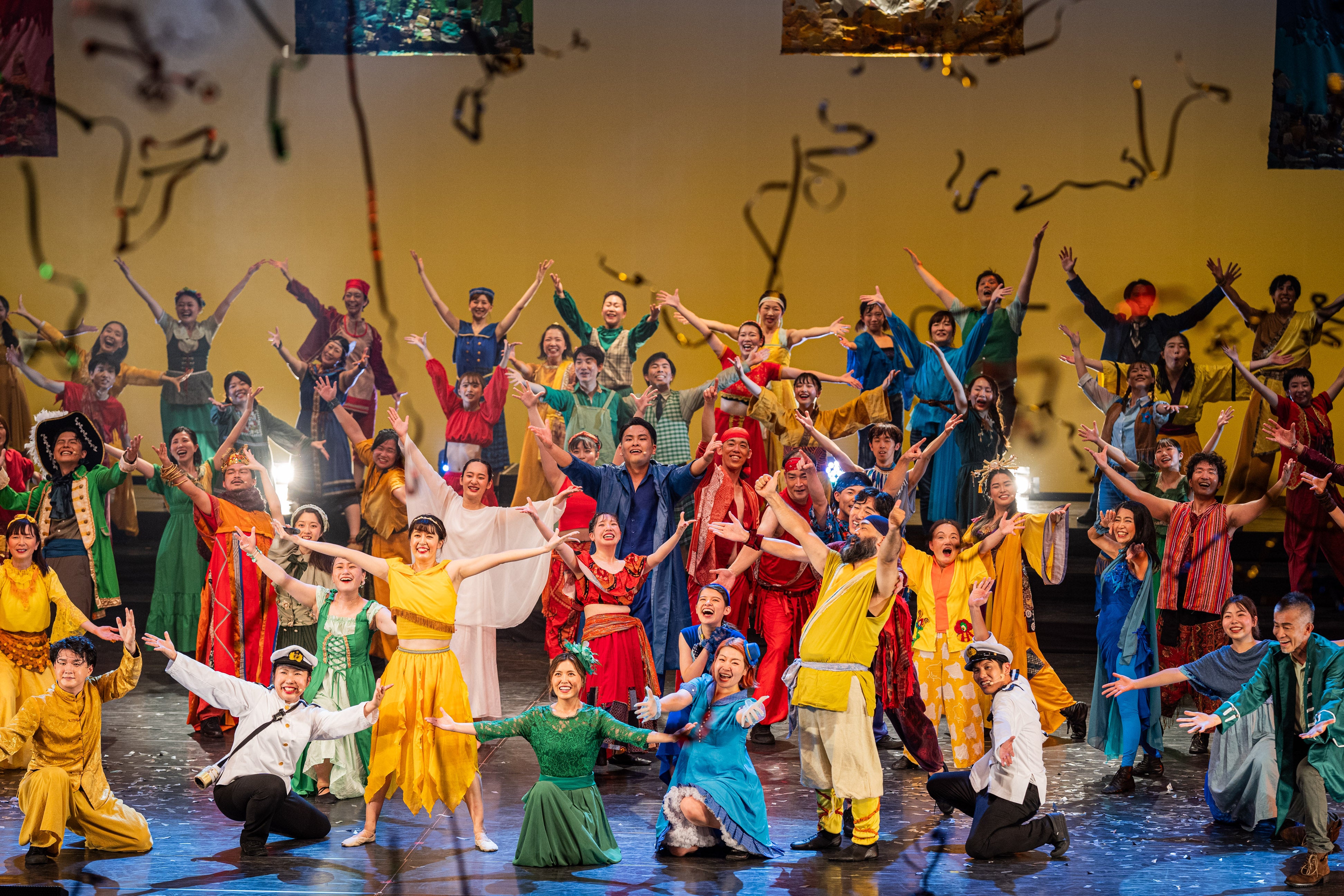 NPO法人コモンビートの運営するミュージカルの様子