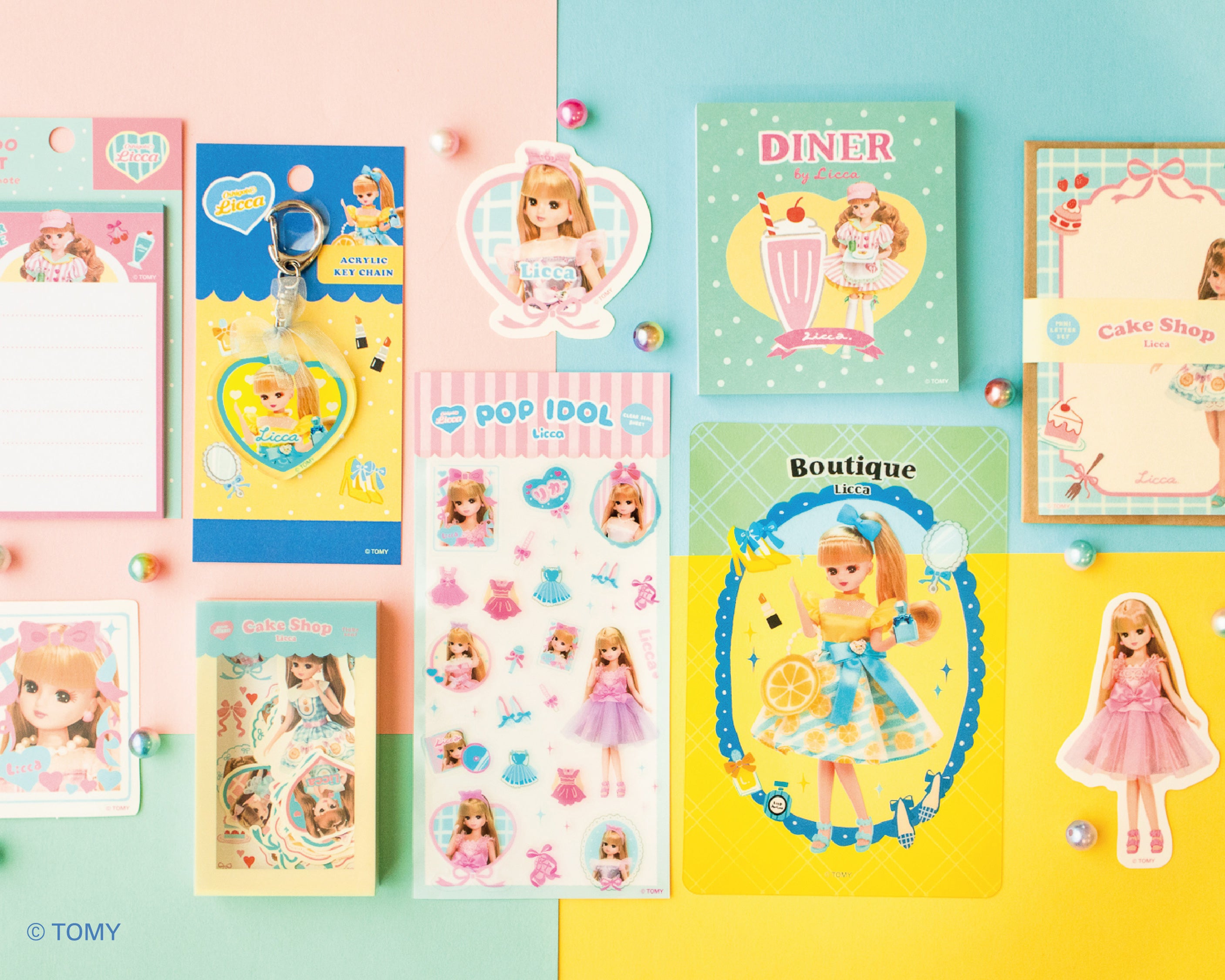 リカちゃん vs モンスター 24冊 リカちゃんが様々な紙文具や雑貨に！古川紙工から『Oshigoto Licca