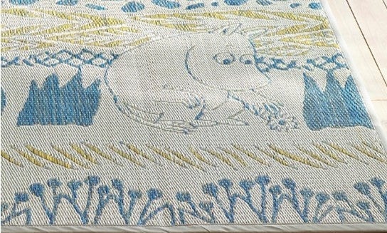 夏の快適素材「い草」のラグやマットにムーミンデザイン初登場！3月24