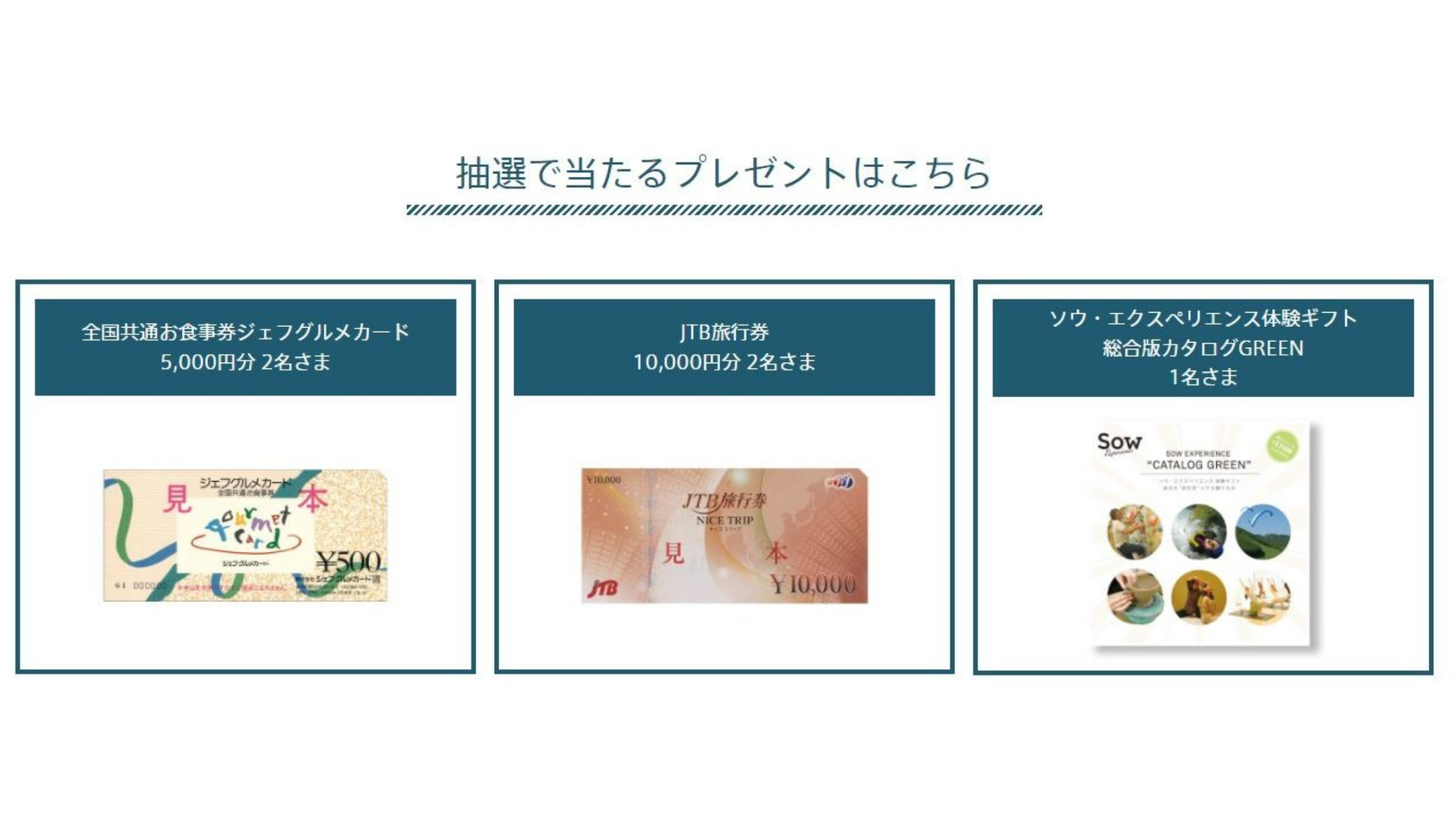 抽選で当たるプレゼントはこちら