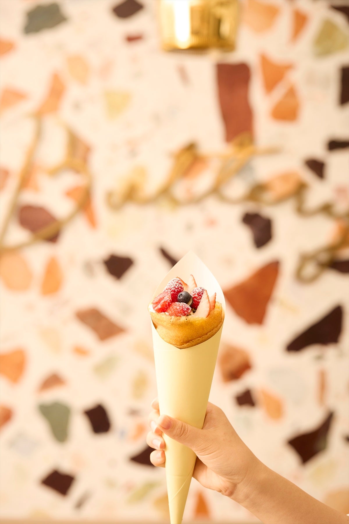 いちごクレープ