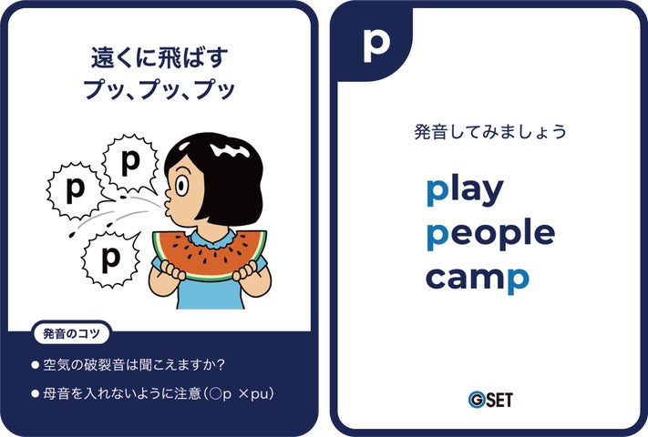 G−SET発音カルタ だれでも ”ネイティブ発音” を簡単に習得できる!GSETが新発音