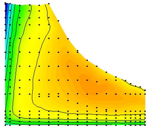出力特性 パワーユニット効率の モーター効率を表すグラフ
