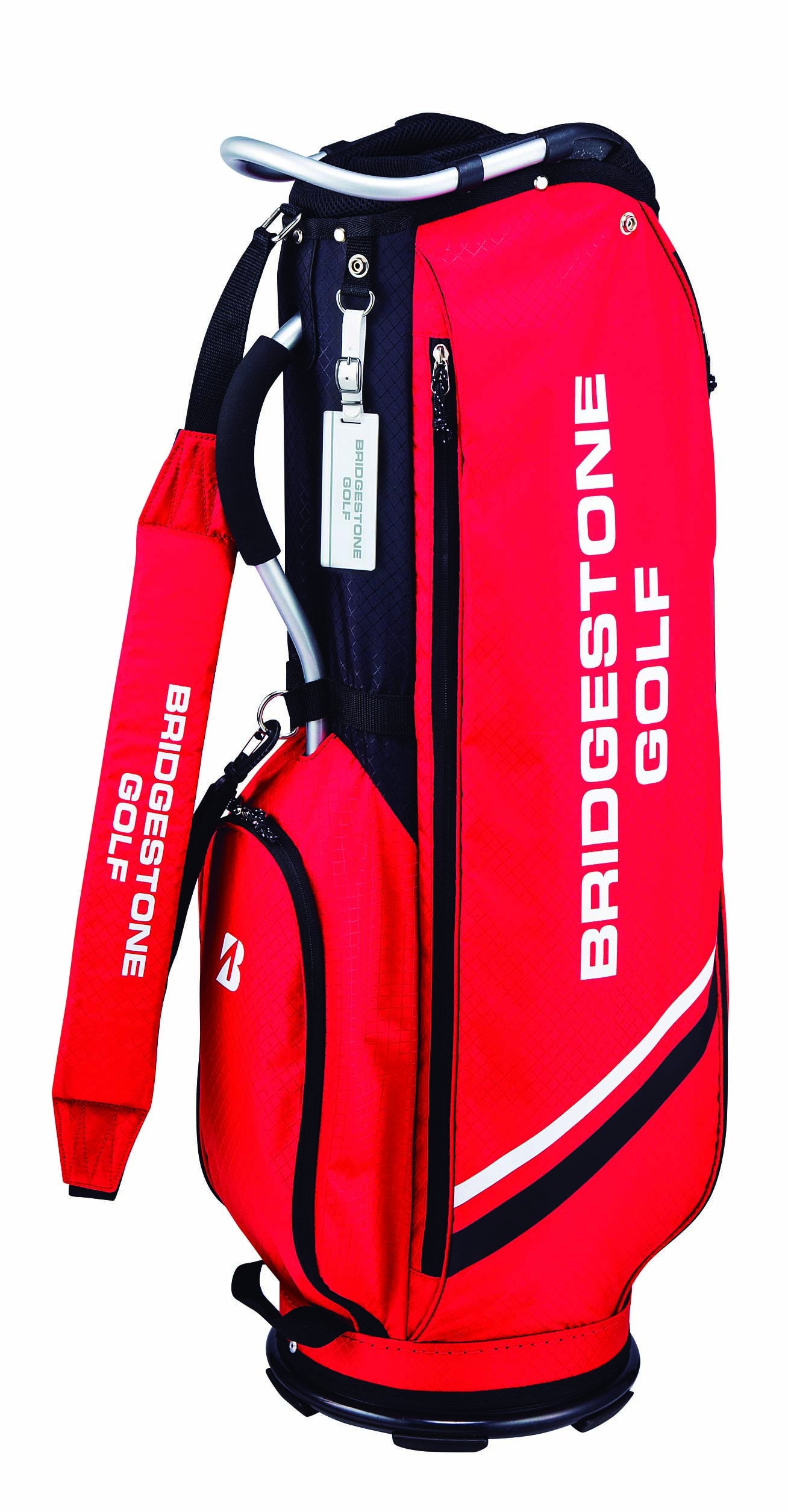 新品　BRIDGESTONE キャディバッグ 軽量 赤 ブリヂストンゴルフ(BRIDGESTONE GOLF)ゴルフ キャディバッグ