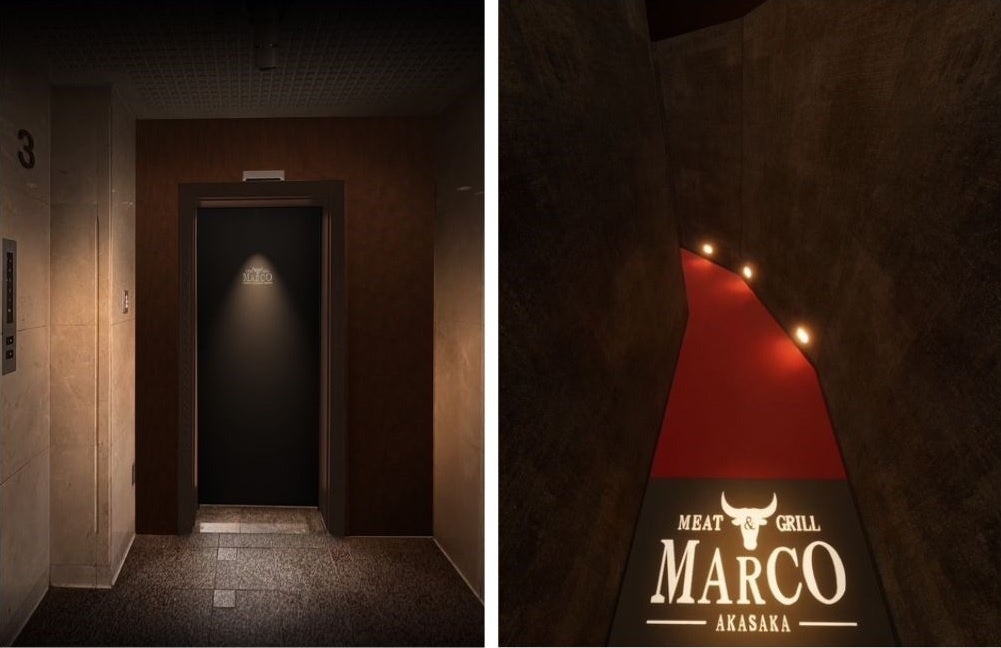 入り口と店内までの通路イメージ