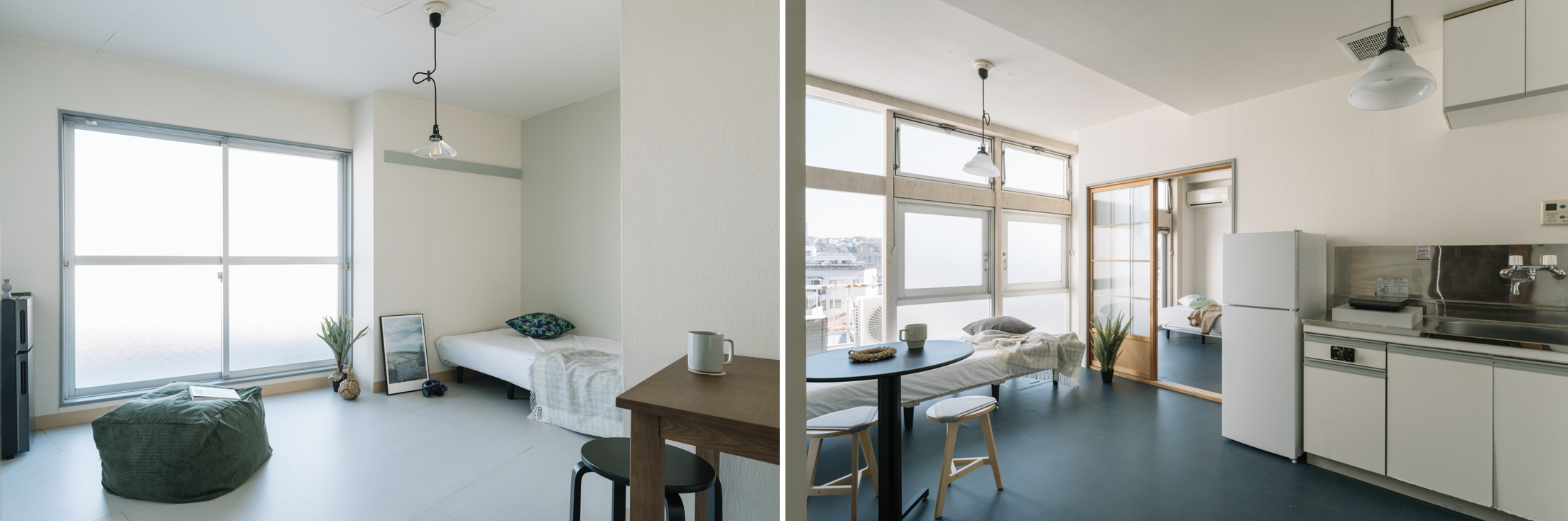 自分らしいインテリアを置いて楽しむ居心地の良い個室