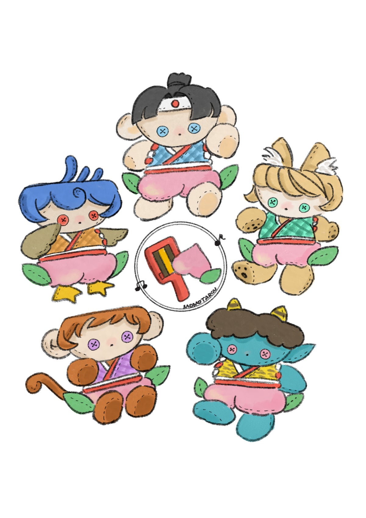 優秀賞「MOMOTAROTOYS」/百々葵さん(アニメイラスト学科2年)