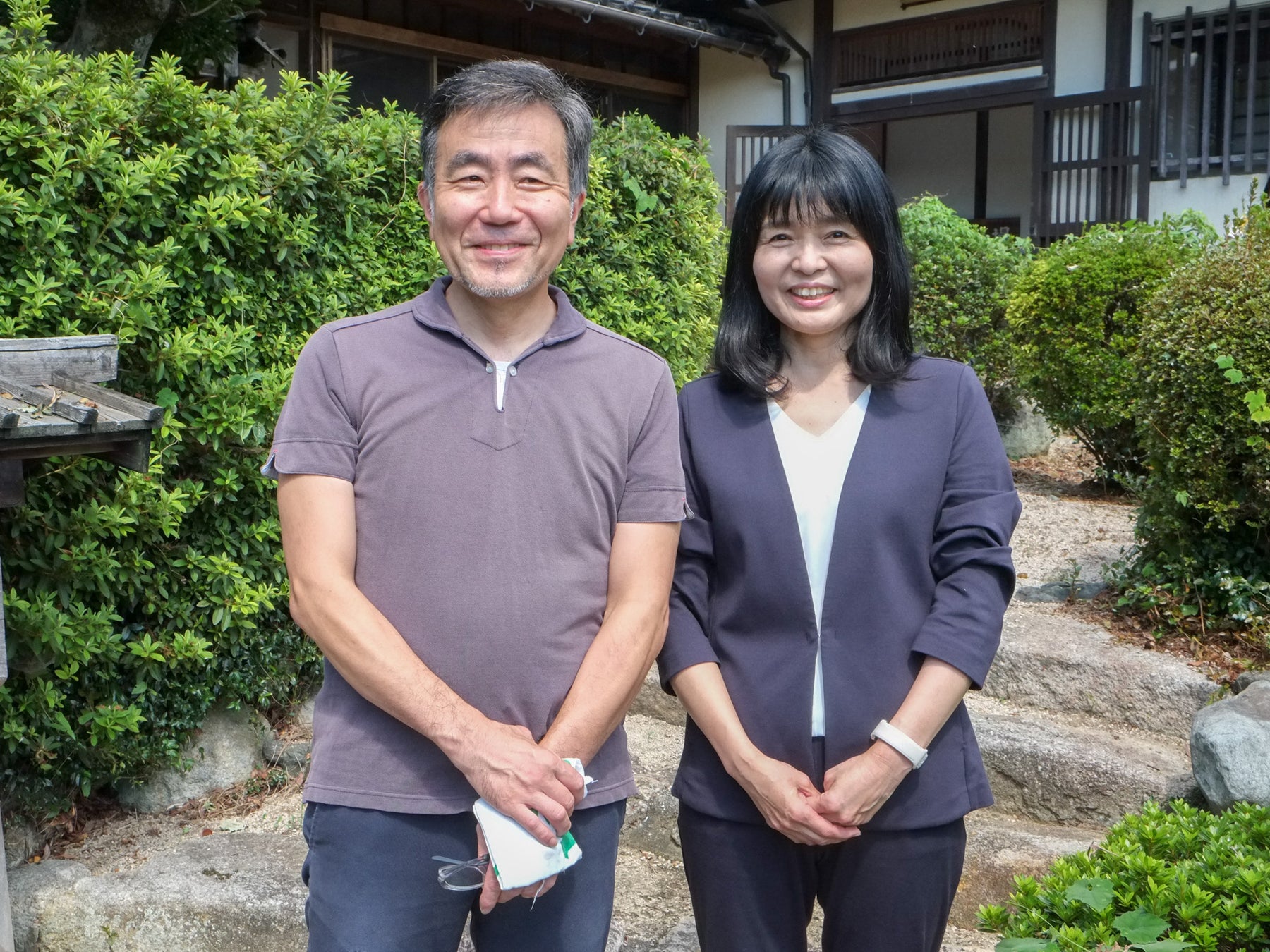 渡仁氏と代表の川口奈緒子