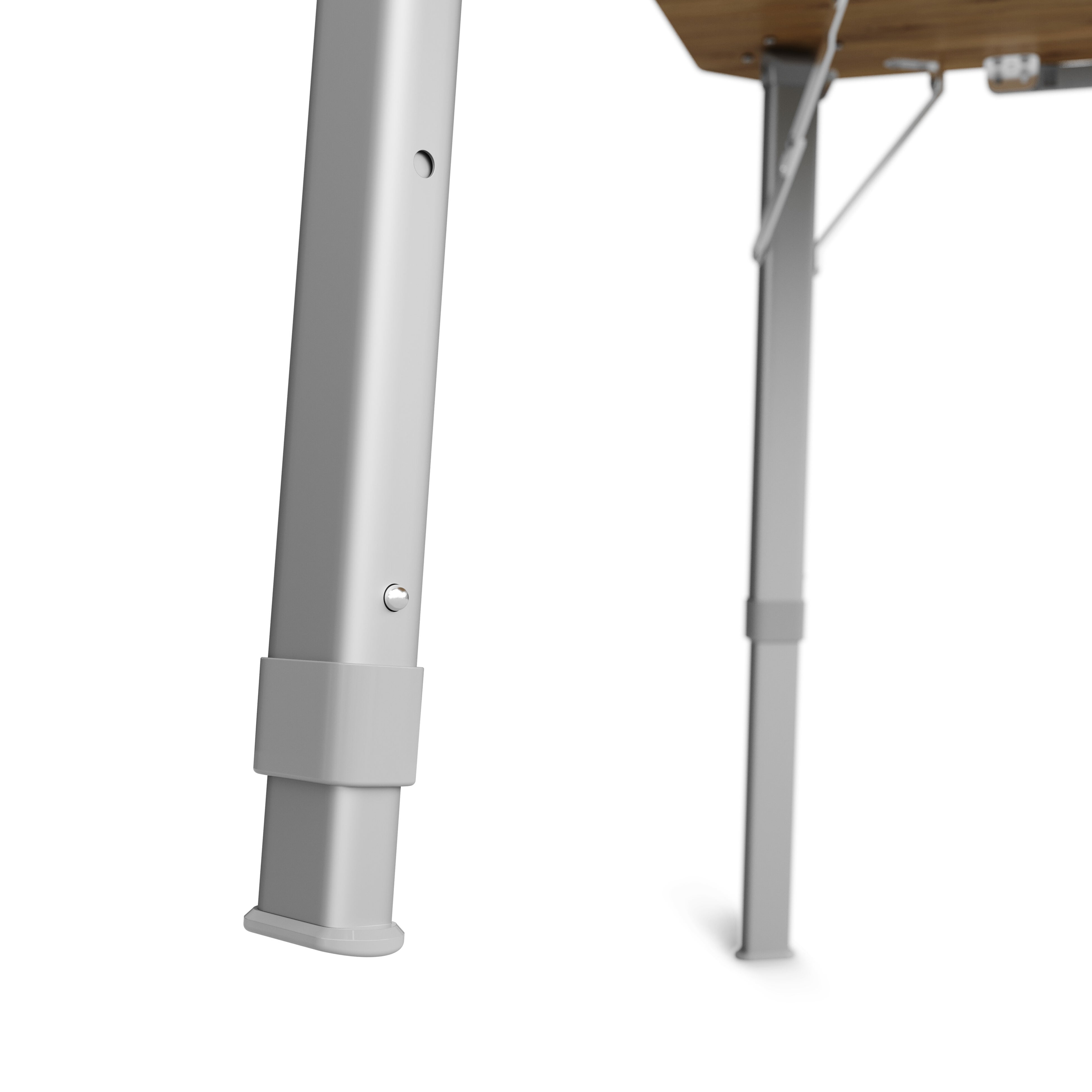 軽量でサビに強いアルミニウムを採用