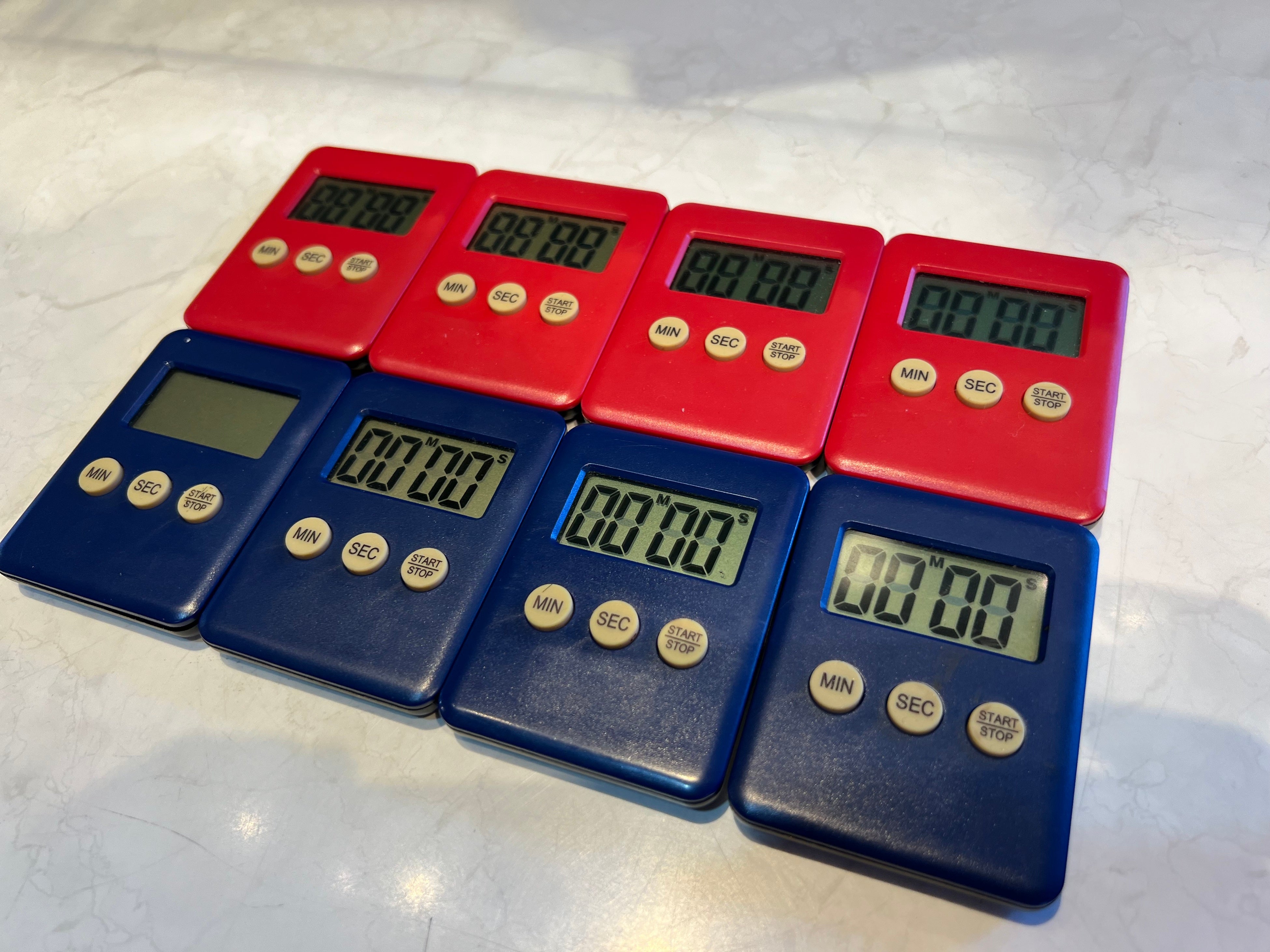 店内にタイマーを設置してタイパを向上