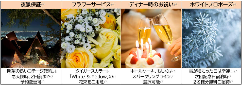 先着38組限定 1,000万ドルの夜景が二人だけのものに!!「冬の六甲山