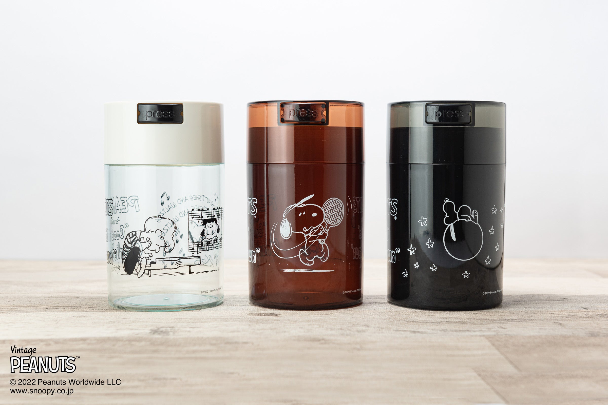 PEANUTS Tightvac コンテナ 0.57L