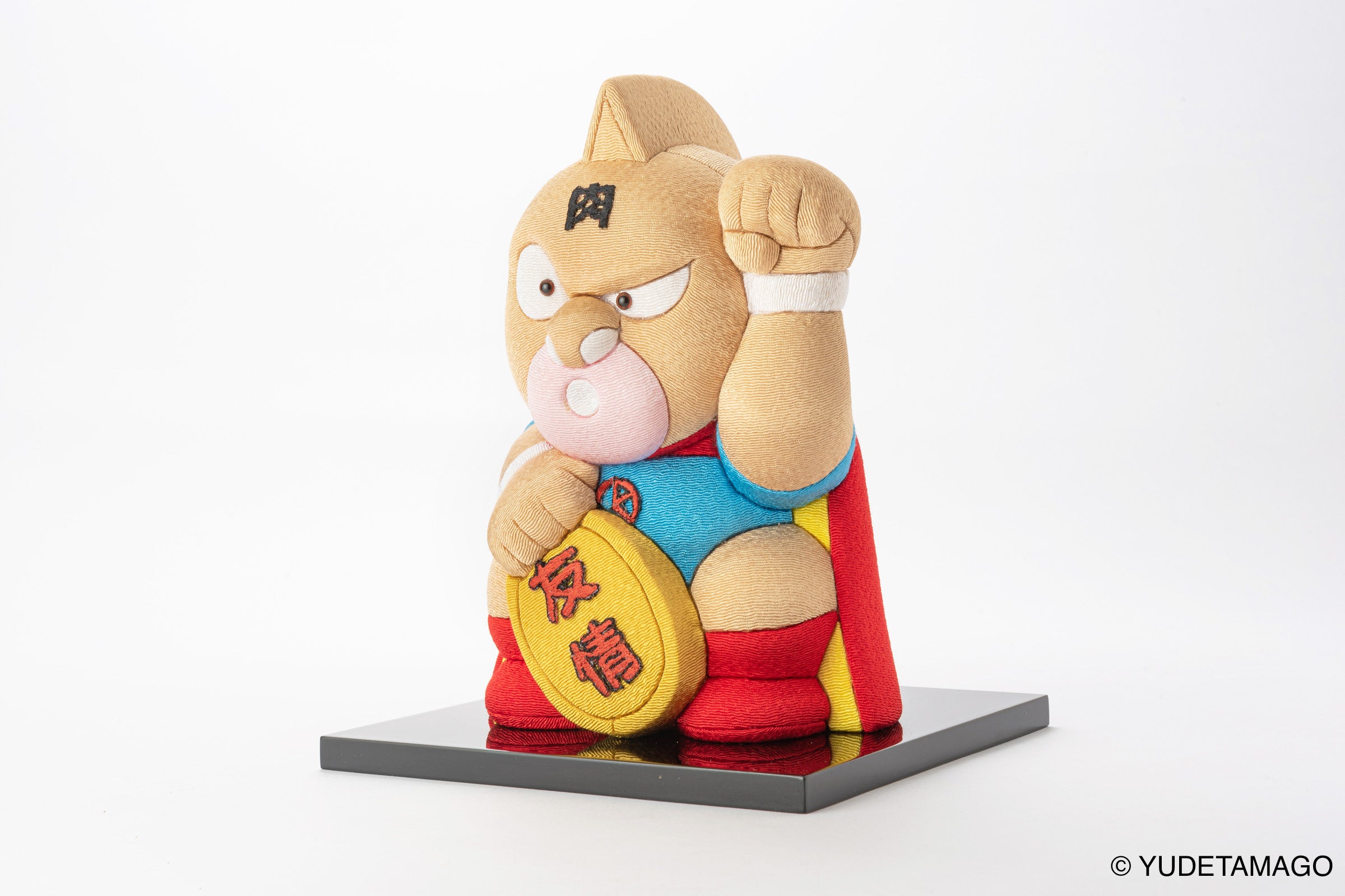 江戸木目込人形 キン肉マン [スグル招き猫 王族コスチュームver.]