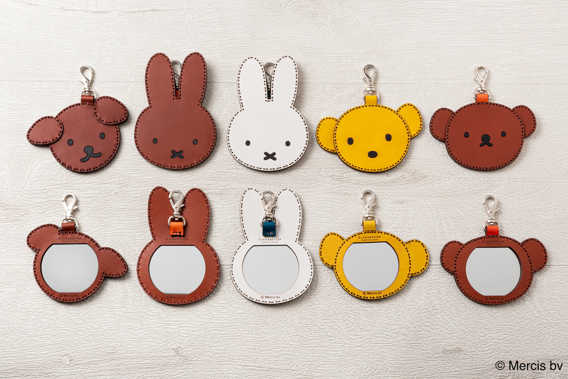 OJAGA DESIGN ミッフィー ミラーキーホルダー