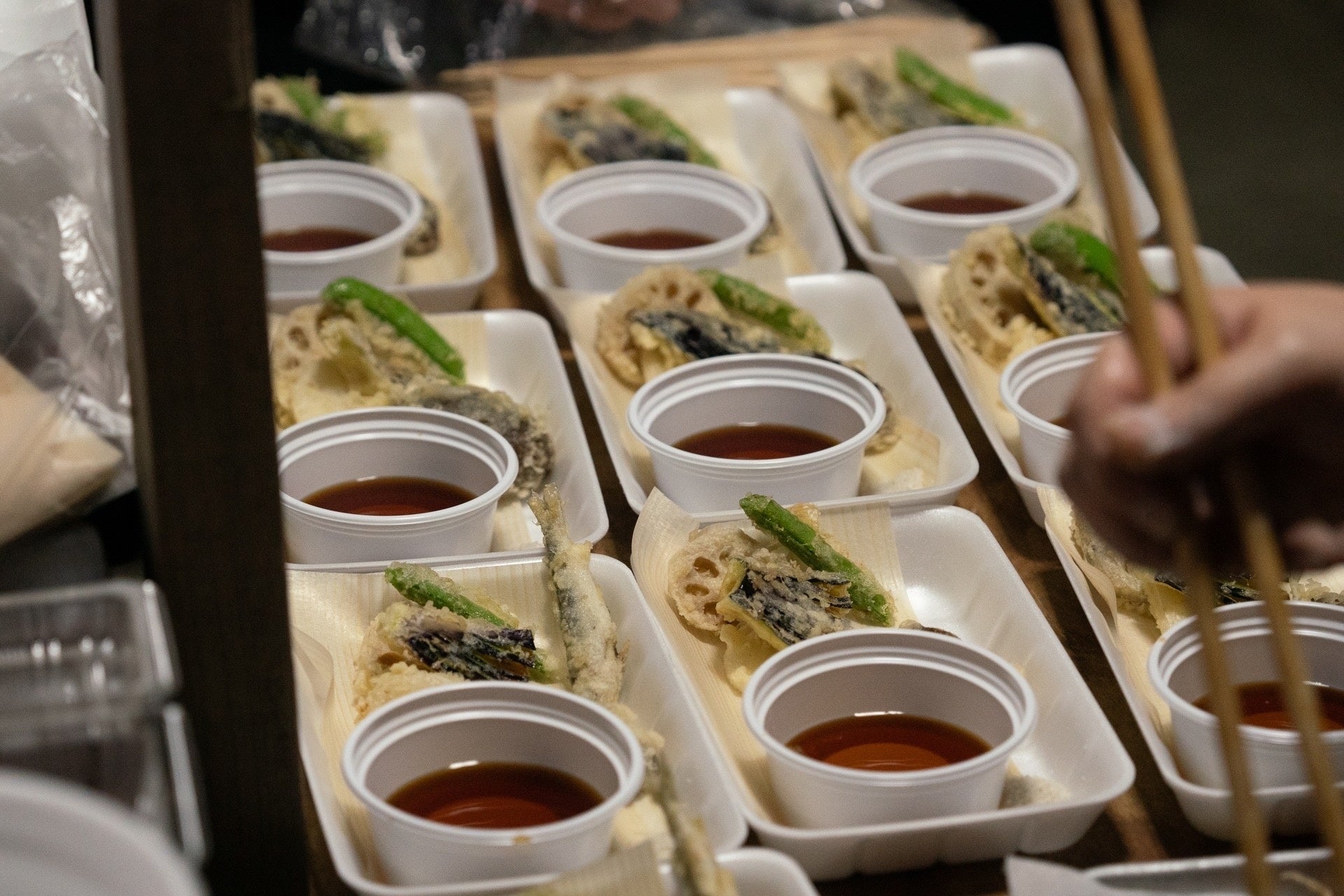 【だい福】季節の野菜と魚の天ぷら