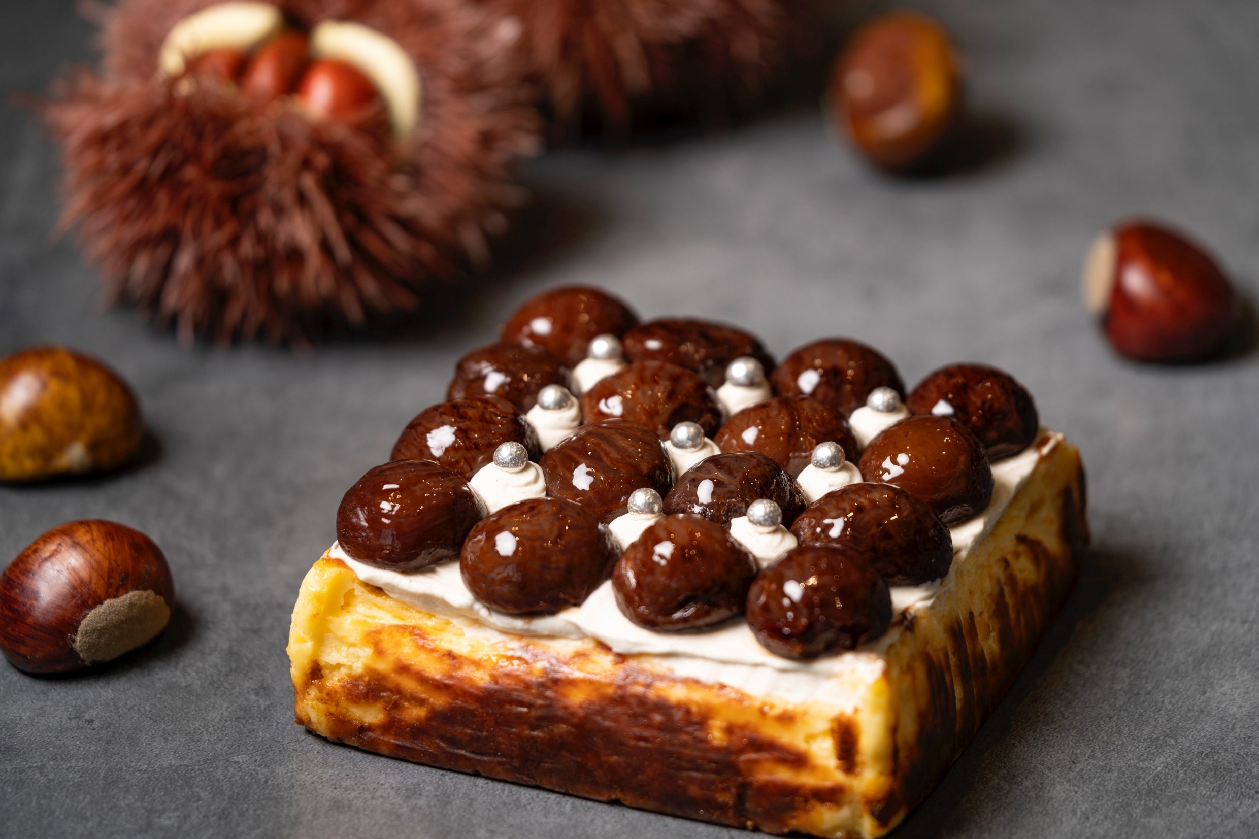 極み和栗のバスクチーズケーキ