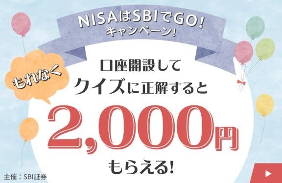 三井住友銀行×SBI証券】最大25,100円相当もらえるチャンス！SBI証券で