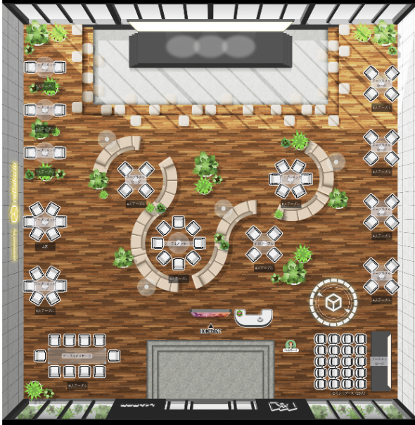 reBakoの会場デザイン例２