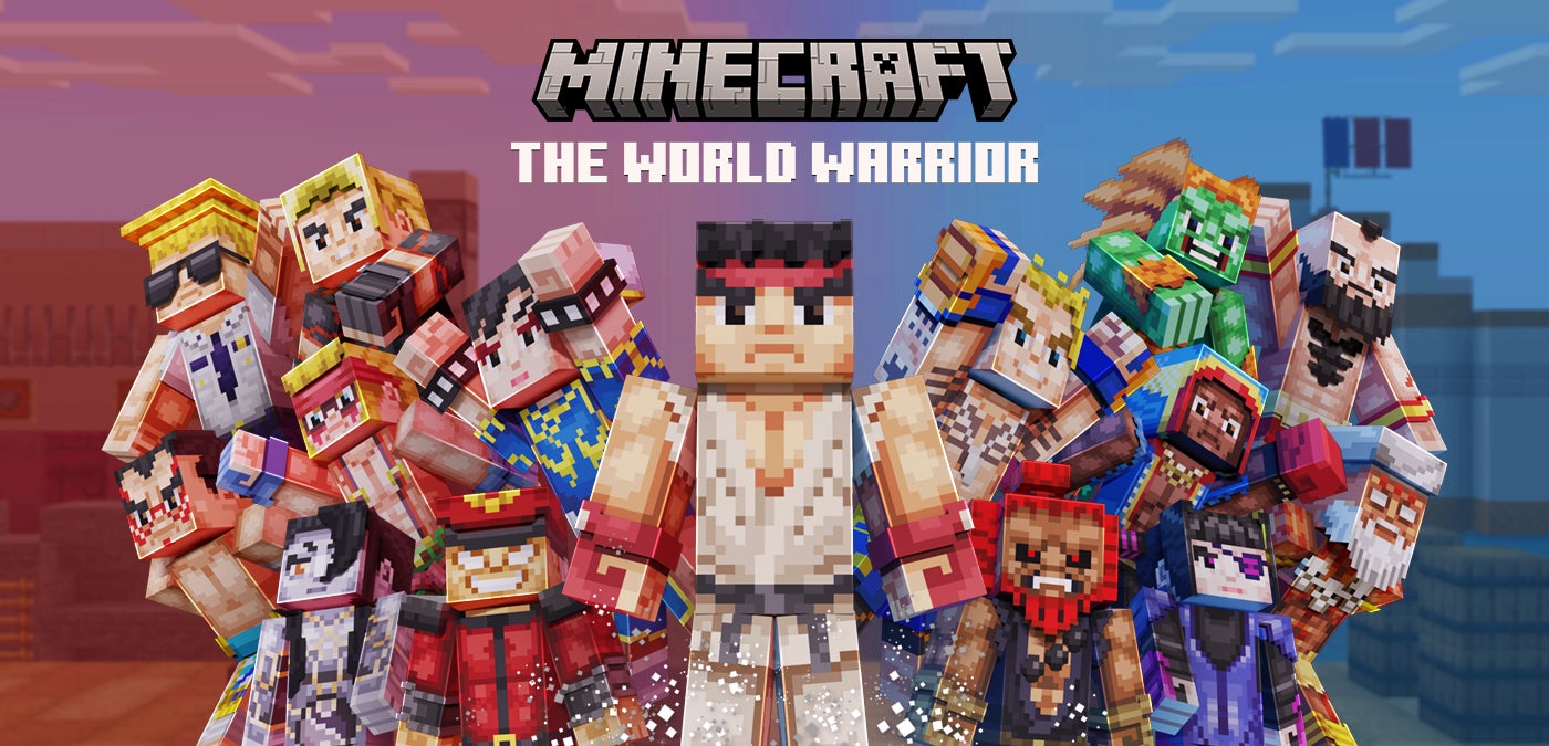 Minecraftにあの World Warrior 達が登場 株式会社カプコンのプレスリリース Minecraftにあの World Warrior 達が登場 株式会社カプコンのプレスリリース