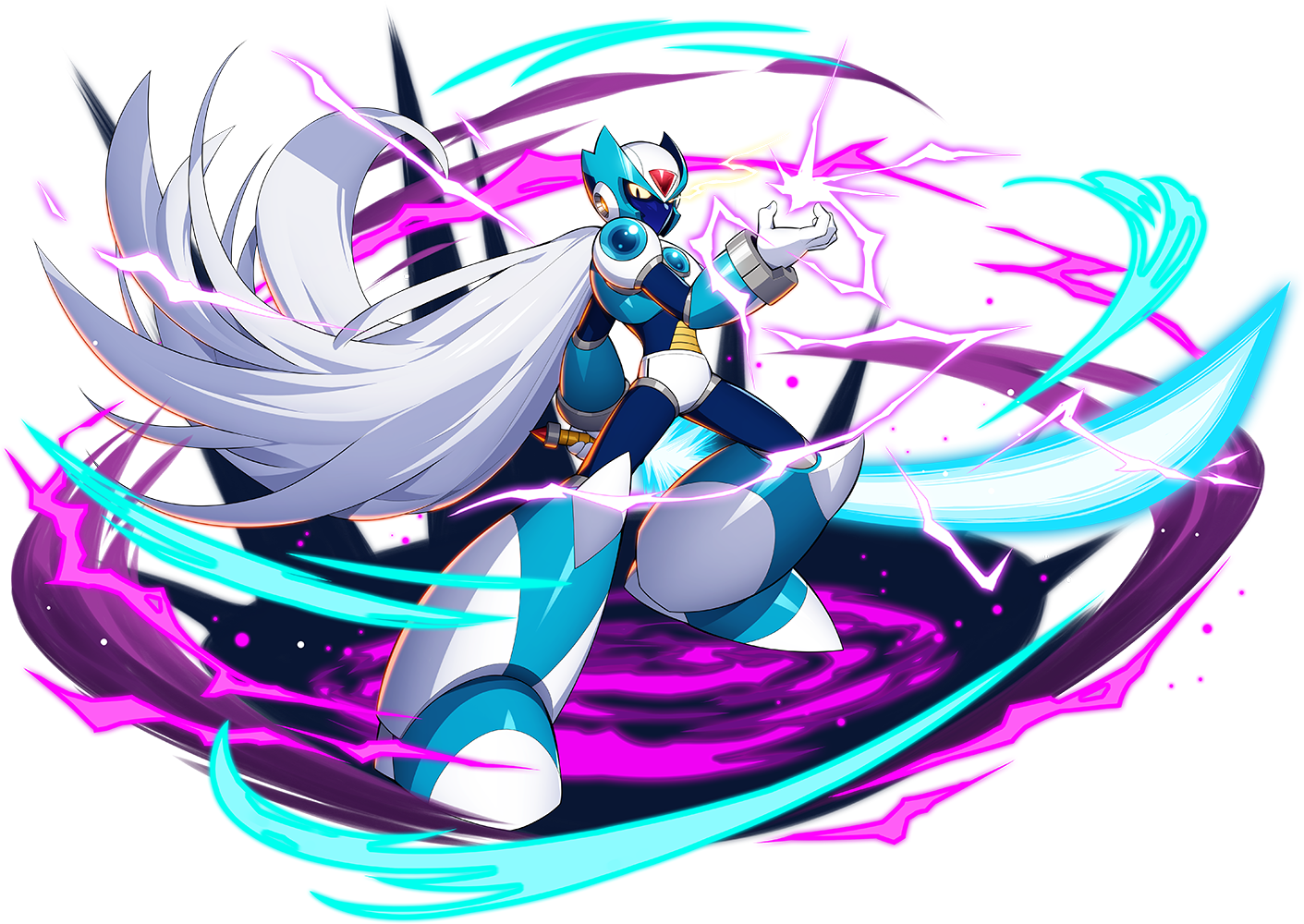 ★¶【未使用】ロックマンX DiVE フェイスタオル ロックマンX DiVE』 オリジナルグッズがもらえる「春のロックマンX