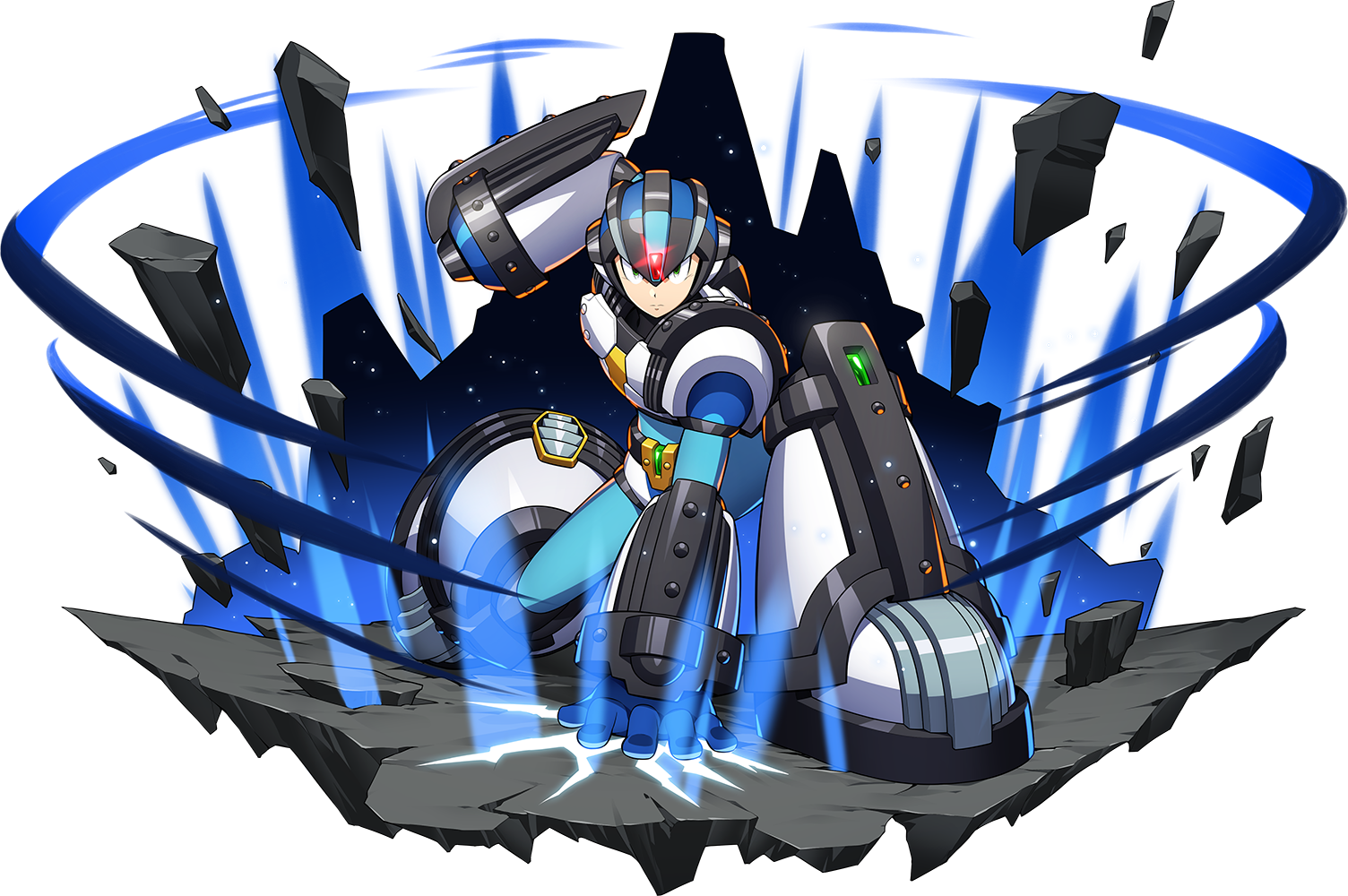 ロックマンX DiVE』 X ガイアアーマーが初登場！新たなダイヴカプセル