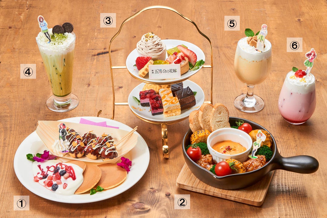 カプコンカフェ イオンレイクタウン店 池袋店 映画 五等分の花嫁 とのコラボメニューを大公開 株式会社カプコンのプレスリリース カプコンカフェ イオンレイクタウン店 池袋店 映画 五等分の花嫁 とのコラボメニューを大公開 株式会社カプコンのプレスリリース