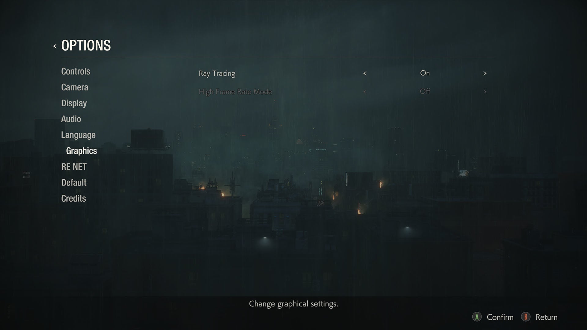 Xbox Series X版の各種設定画面