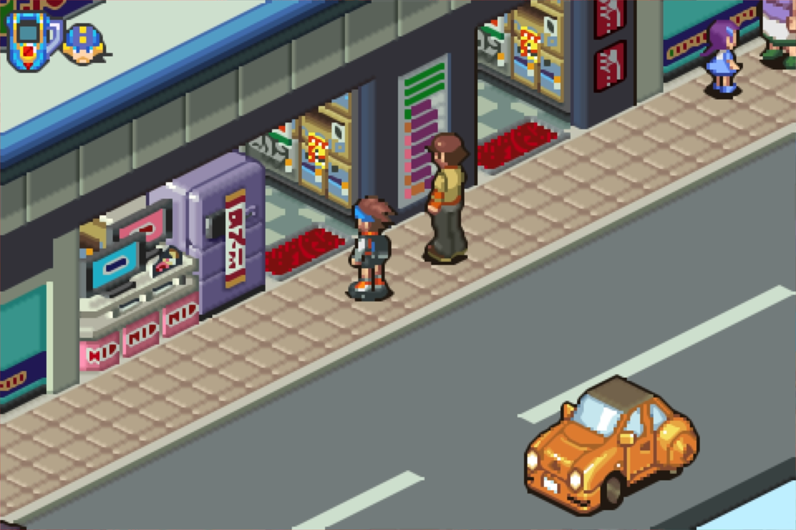 現実世界では主人公の”光熱斗（ひかりねっと）“を操作することに。