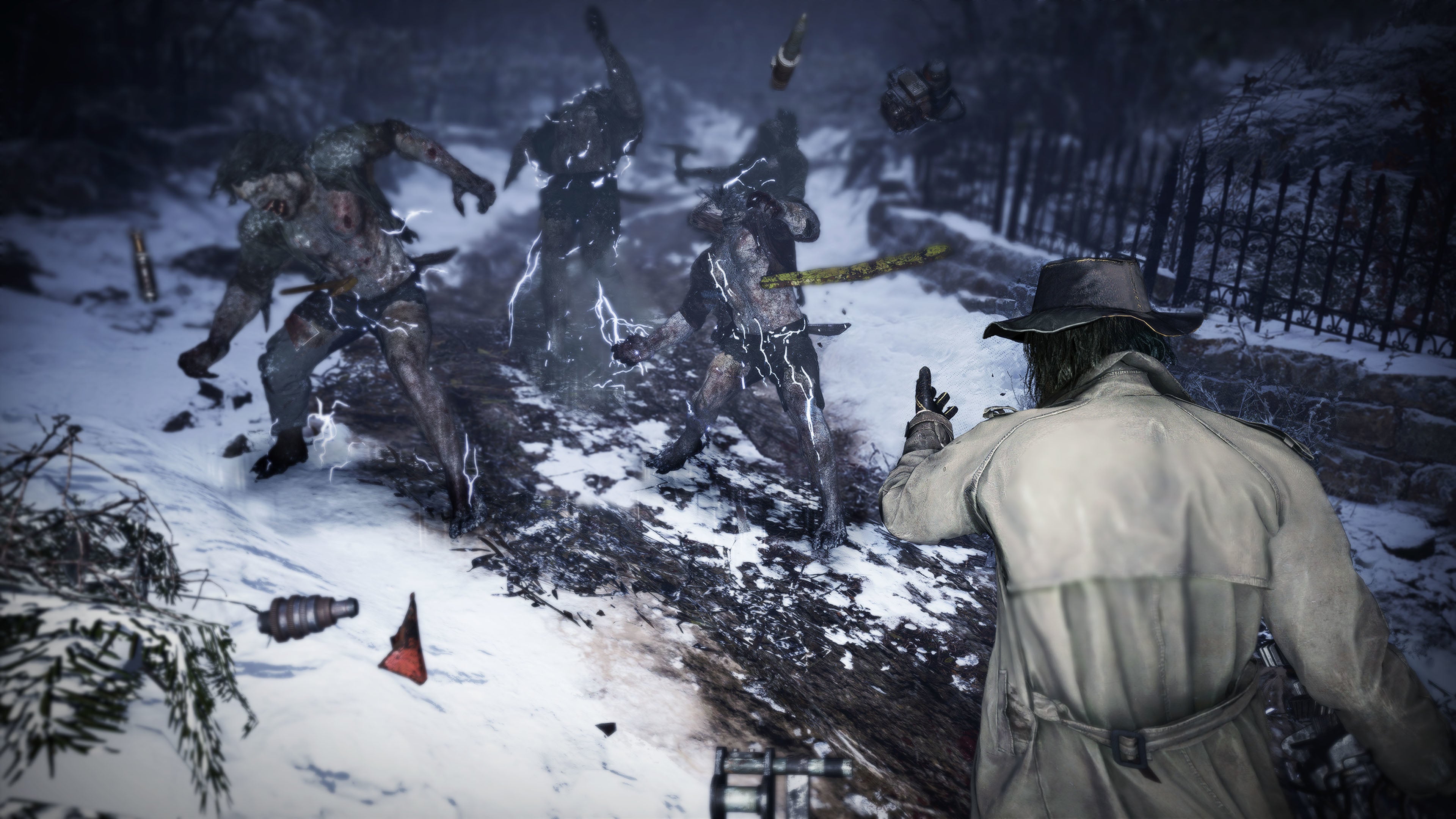 移動速度を犠牲にすることで発動する“磁場展開”。発動中はクリーチャーをまとめて引き寄せることができる。さらに発動中はスクラップや丸鋸を飛ばす“磁力を使った攻撃”の威力もパワーアップ。眼前の敵を一気になぎ倒せ！