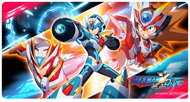 ロックマンX DiVE　オリジナルデザインロングマウスパッド