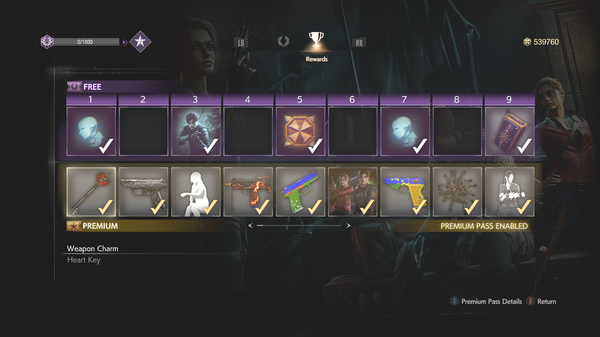 If you purchase a premium pass, you can get even richer rewards such as exclusive costumes and exclusive wallpapers. The amount of RP that can be obtained in a single match is also increased.