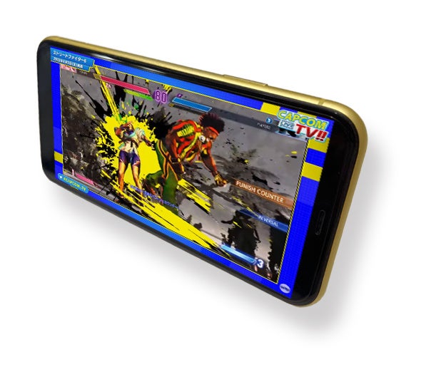 スマホを立てかけて動画を見るのにも便利