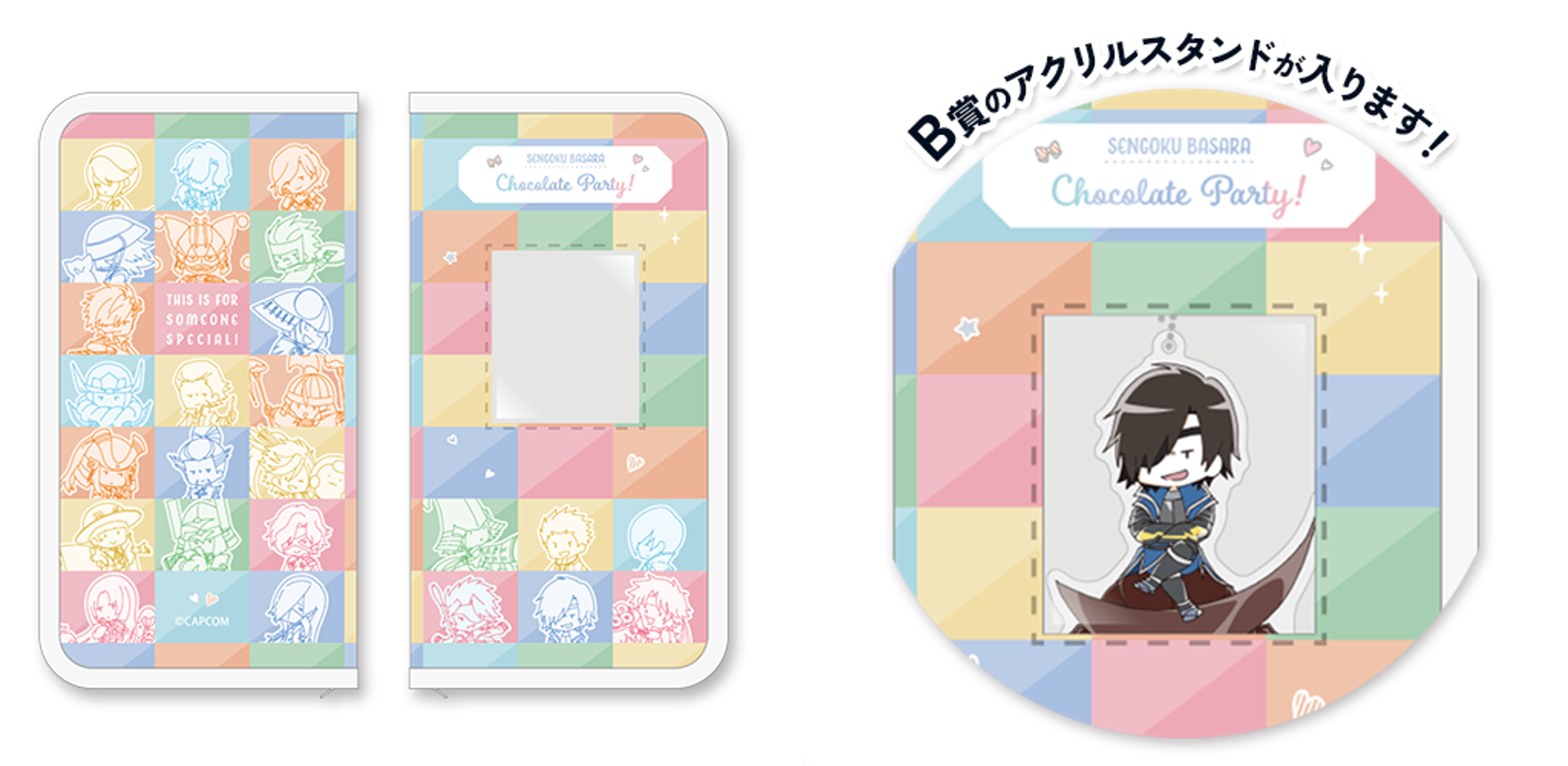 戦国BASARA カプコンカフェ 缶バッジ アクスタ 缶ミラー ストラップ 他 カプコンカフェ ×『戦国BASARA』 カフェコラボの限定グッズを