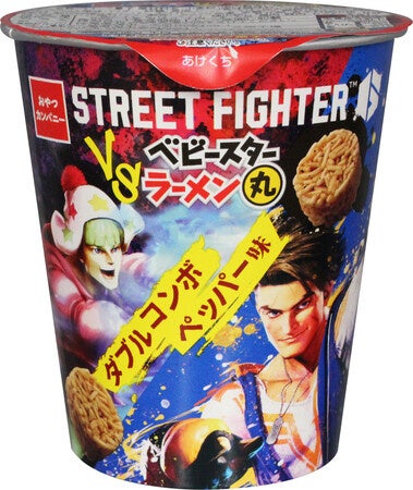 『ストリートファイター6』×『ベビースターラーメン丸』コラボ商品発売!「ダブルコンボペッパー味」で3段階の食感を楽しめる。さらにTwitterキャンペーン&『ストリートファイター6』新機能にベビースターキャラクター登場! 『ストリートファイター6』×『ベビースターラーメン丸』コラボ商品発売!「ダブルコンボペッパー味」で3段階の食感を楽しめる。さらにTwitterキャンペーン&『ストリートファイター6』新機能にベビースターキャラクター登場!
