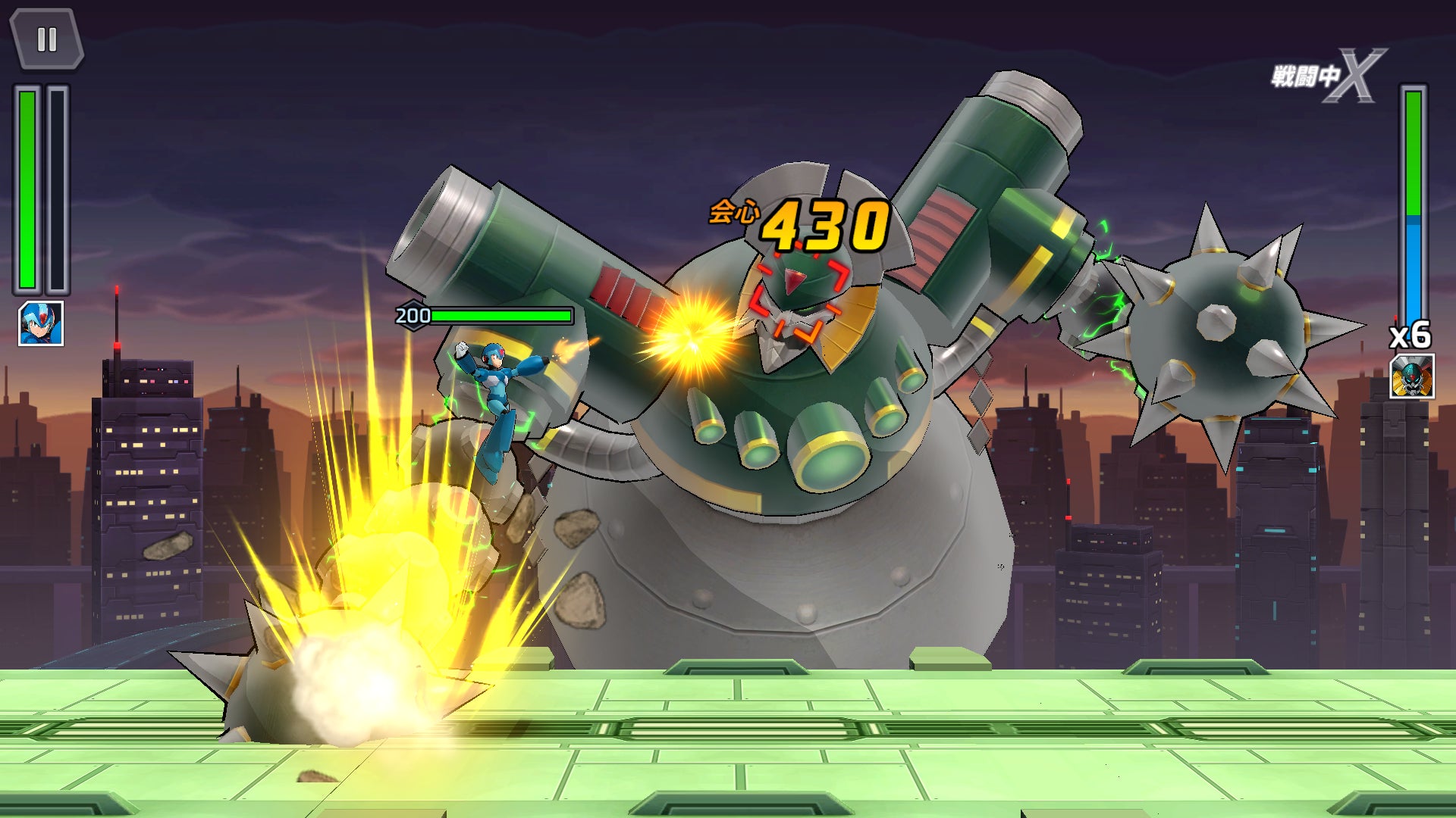 「ロックマンX」シリーズをベースとした本格横スクロールアクション!