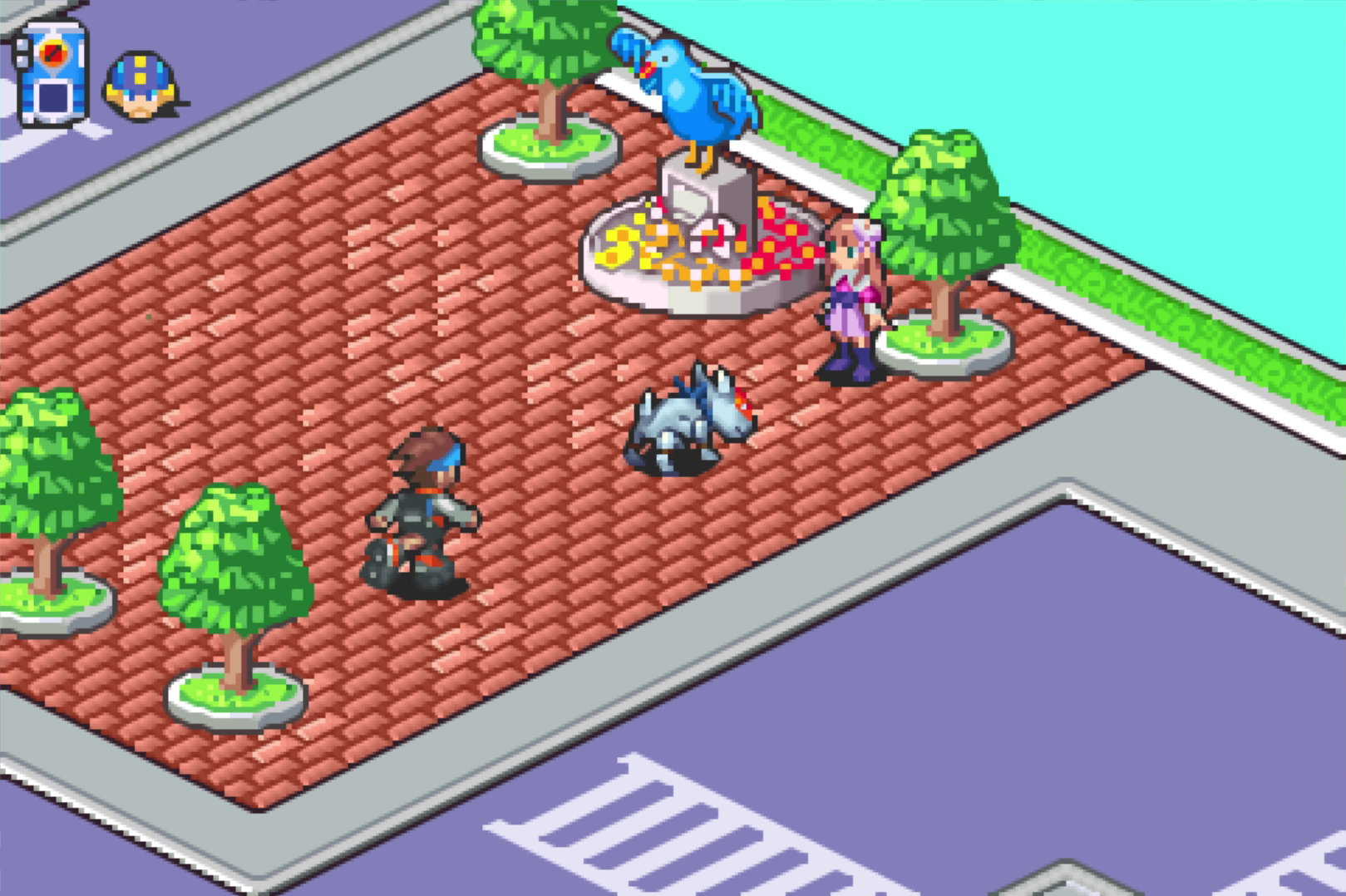 原曲は「6」で新たな冒険の舞台となるセントラルタウンの曲。「アドバンスドコレクション」ではクリア後でも町の音楽が聴けるように！