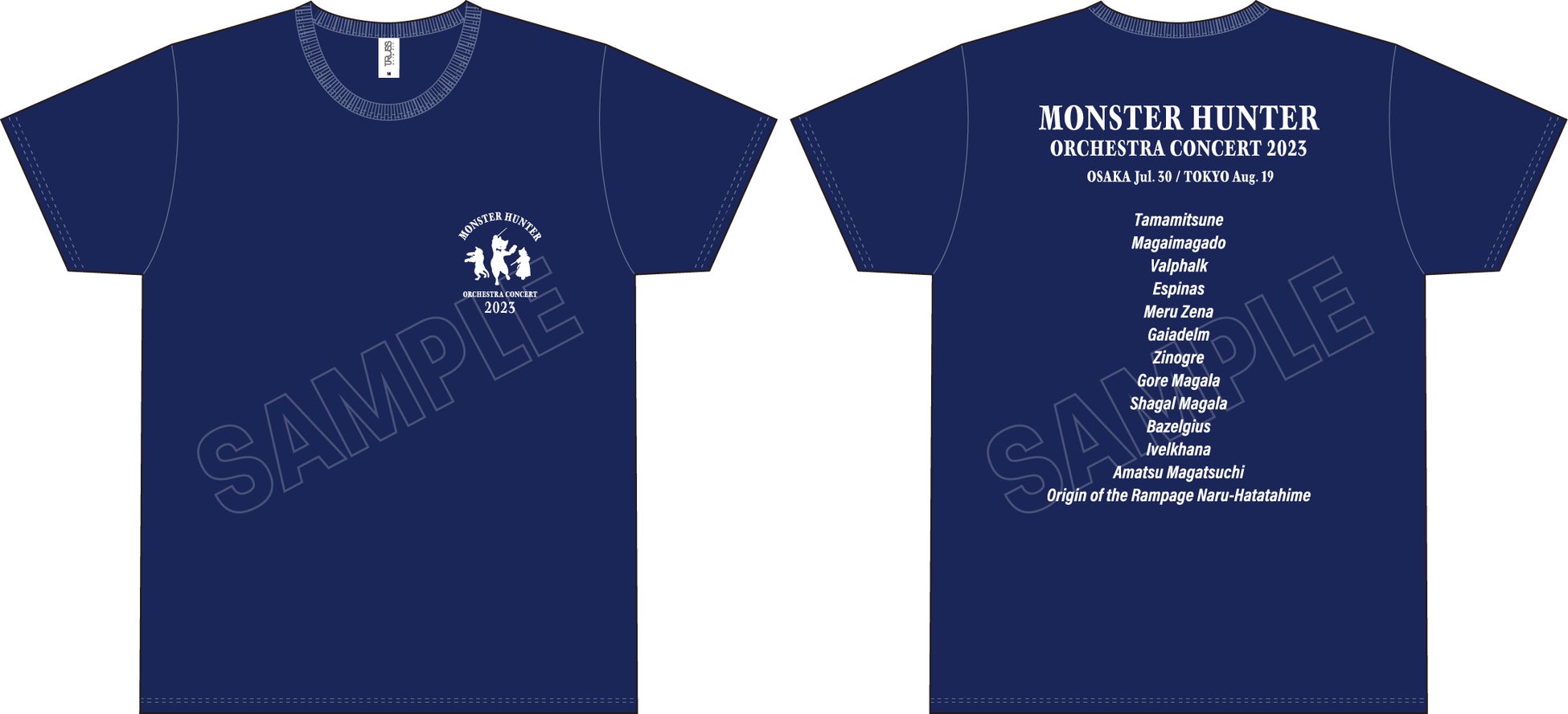 左：FRONT　右：BACK