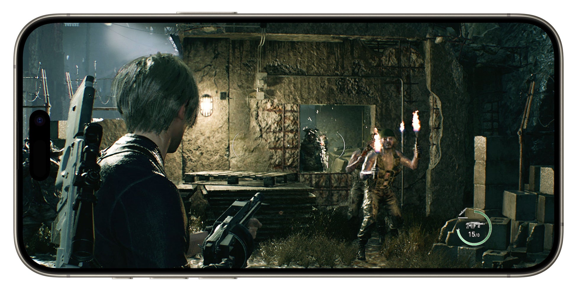iPhone15 Proなら外出先のすきま時間で最新サバイバルホラーを楽しむことができる。新たなプレイスタイルを体験せよ!
